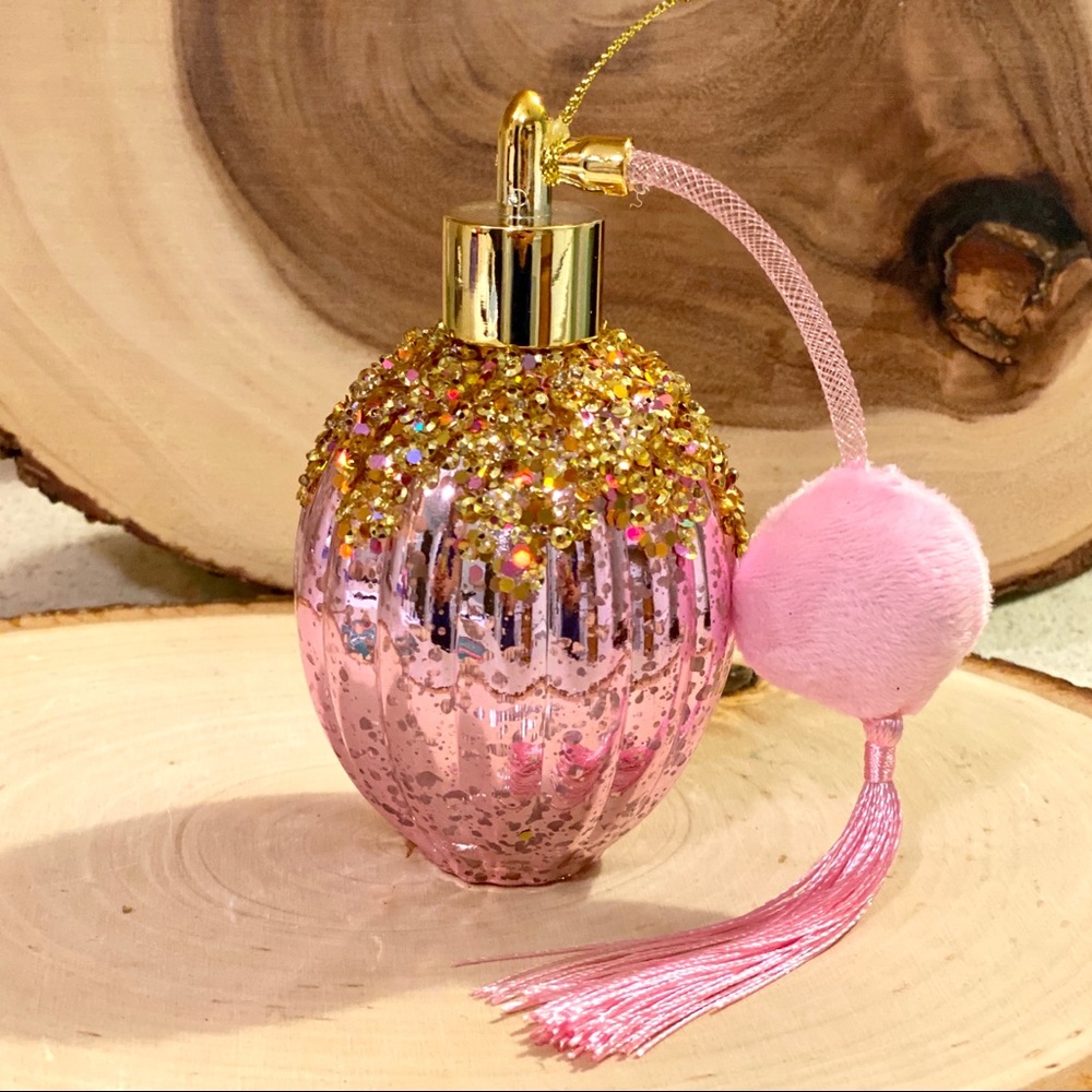 Holiday Time | Ornament | Pink & Gold